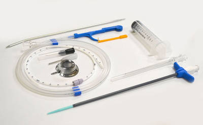 Система для венозно-артериального доступа c портом эллипсовидным PORT TI (титановым) с катетером 8 F и набором для установки купить оптом в Челябинске